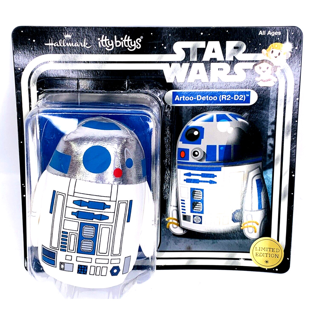 Hallmark Itty Bittys Star Wars Artoo-Detoo R2-D2 Toy Plush Limited‎ Edition New
